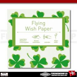 Flying Wish Paper - Motiv Glück - Kleeblätter
