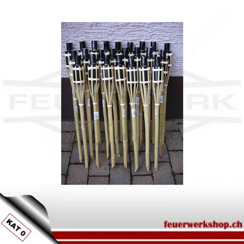 Bambus Gartenfackel für Garten oder Terasse
