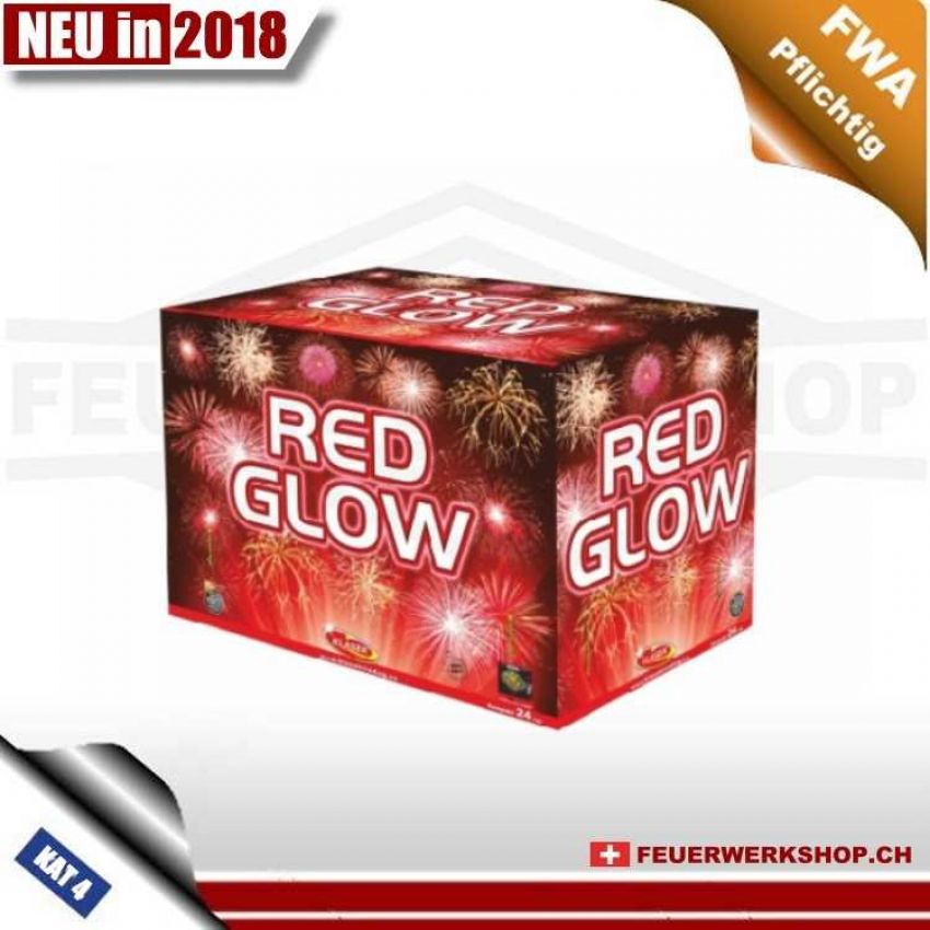 *Red Glow* FWA Feuerwerksbatterie