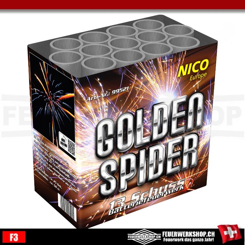 Nico firework battery *Golden Spider*