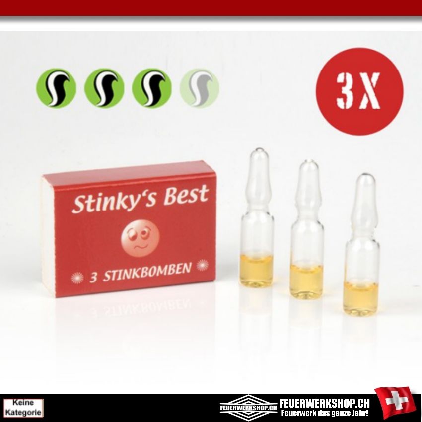 Stinkys Best Stinkbomben - rote Ausführung