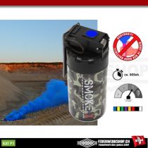 *Army* Rauchbombe mit Kipphebel - blauer Rauch von SMOKE-X