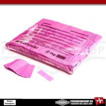 Lose Papierkonfetti pink mit Slow Fall