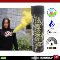 Paintball & Airsoft Rauchgranate in gelb von SMOKE-X